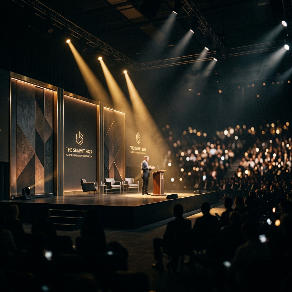 Luxury stage lighting background